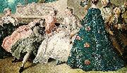 Jean-Francois De Troy the declaration of love, oil painting on canvas